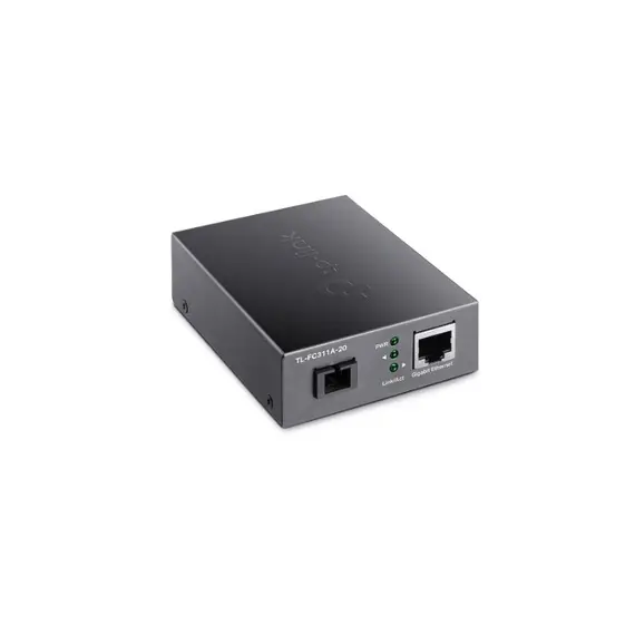 TP-LINK Omada 10/100/1000 Mbps RJ45 to 1000 Mbps Single-mode SC WDM Bi-Directional Fiber Converter