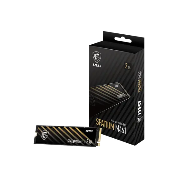 MSI SSD M.2 PCIe 4.0 NVMe 2TB 5000R/4200W SPATIUM M461