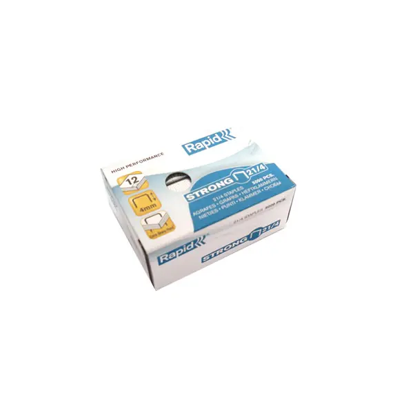 Agrafos Nº25 21/4 Rapid (2/20 Folhas) Cx5000un
