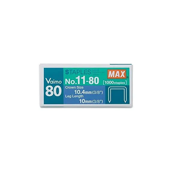 Agrafos 11-80 Max (64 Folhas) Cx1000un
