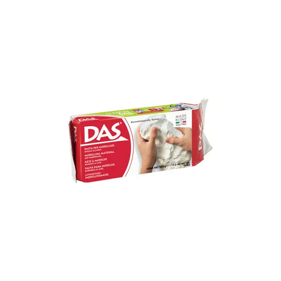 Pasta Modelar Branca DAS 500g