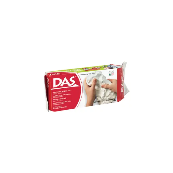 Pasta Modelar Branca DAS 1Kg
