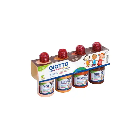 Guache Líquido 250mlx04 Giotto EQ Skin Tones 4 Cores