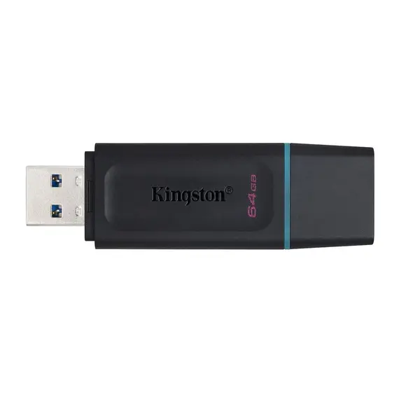 KINGSTON 64GB Portable USB 3.2 Gen 1 DataTraveler Exodia Black