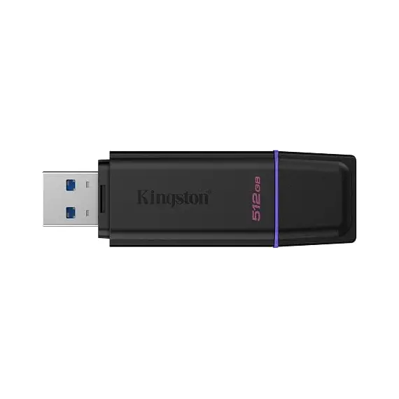 KINGSTON 512GB Portable USB 3.2 Gen 1 DataTraveler Exodia Black/Purple
