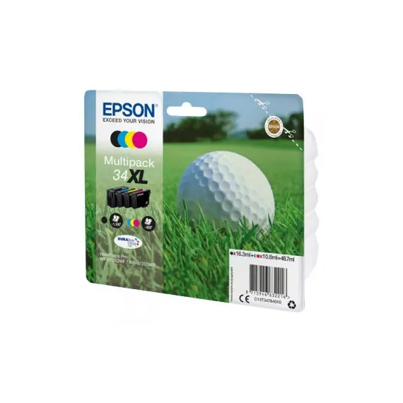 Pack Tinteiros Epson 34XL 4 Cores C13T34764010 | Compatível e de Alta Capacidade - bluepixel.pt