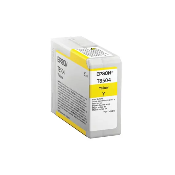 Cartucho Epson T8504 Amarelo C13T850400 80ml | Compatível Epson | Bluepixel.pt