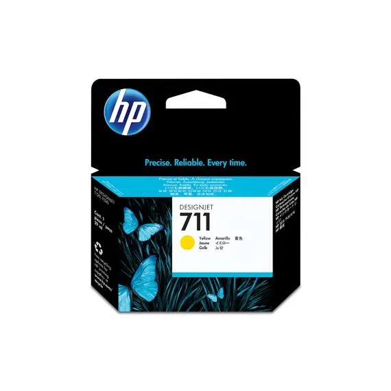 Cartucho de Tinta Amarelo HP 711 CZ132A 29ml | Compatível com Impressoras HP | bluepixel.pt