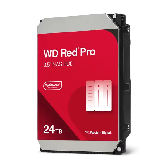WD Red Pro NAS 24TB SATA 6Gb/s HDD 3.5inch internal