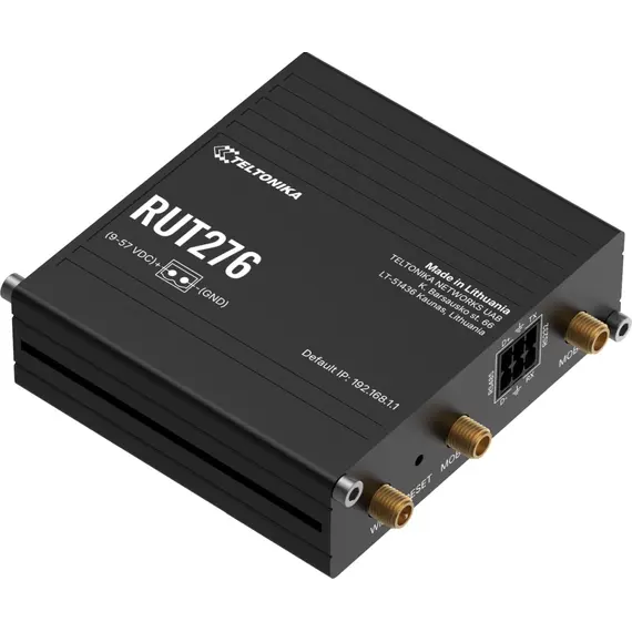 TELTONIKA NETWORKS RUT276 Compact Redcap 5G Router
