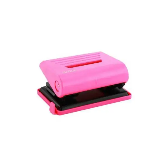 Furador 12 Folhas Eagle Neon Color com Guia Rosa