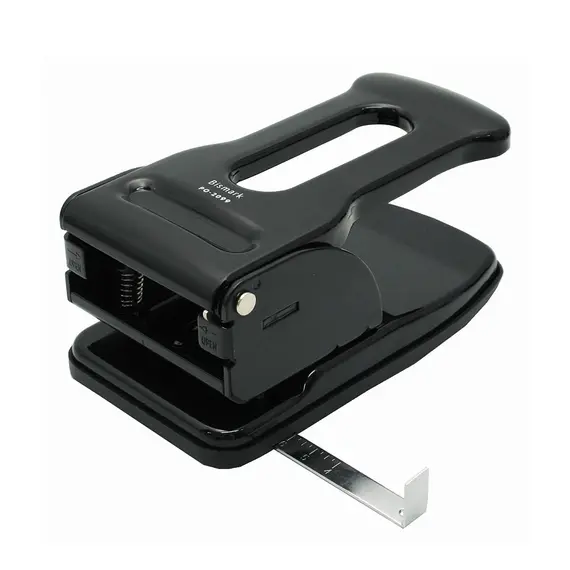 Furador 70 Folhas com guia Preto
