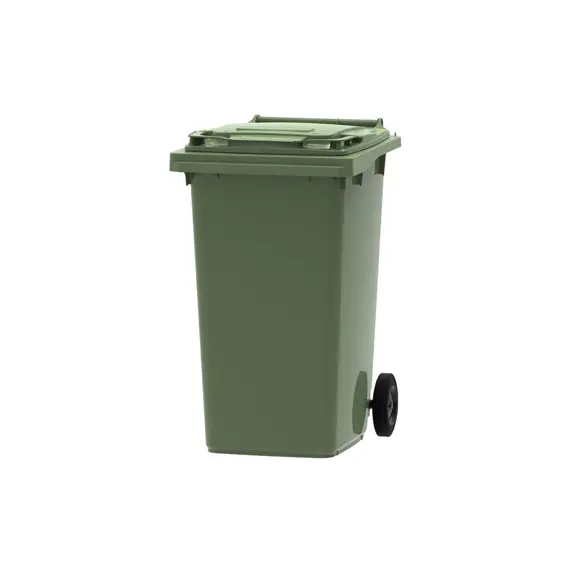 Contentor 240L Polietileno 2 Rodas c/Tampa Verde