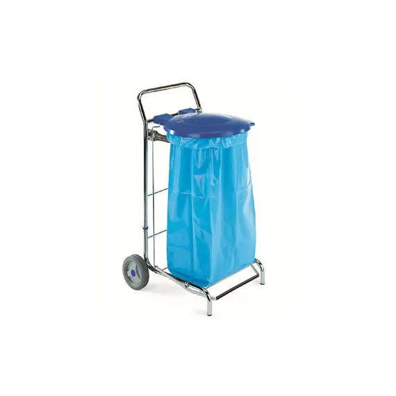 Contentor 120L c/Pedal e Rodas (muda Cor Pelo Saco)