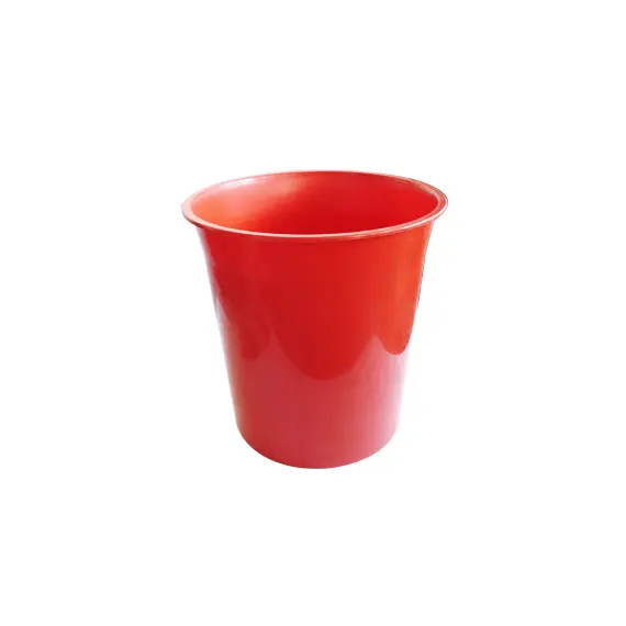 Papeleira 15L Plástico Vermelho Opaco