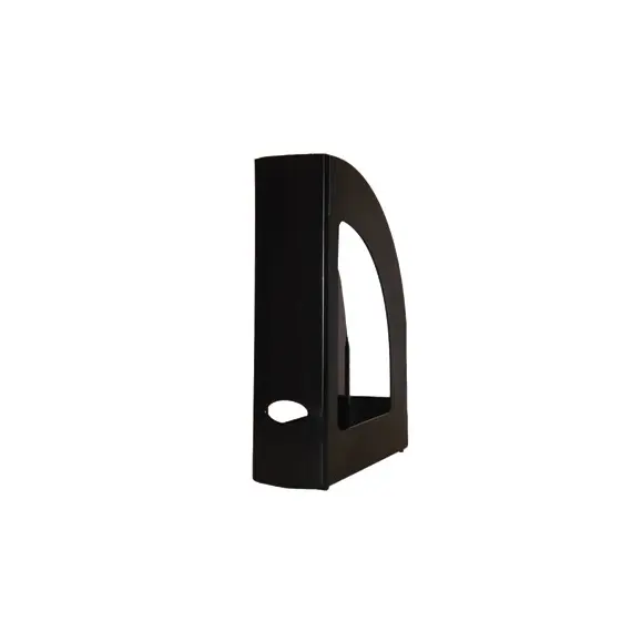 Porta Revistas 32x25x8cm Plástico Opaco Preto