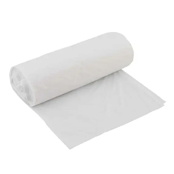 Sacos Lixo 019L 45x50cm Sanitário/Escritório 13my Branco 25u