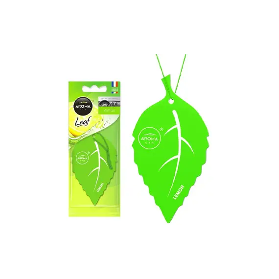 Ambientador Carro Aroma Car Leaf Lemon