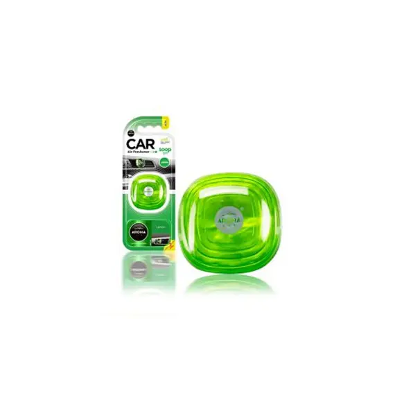 Ambientador Carro Aroma Car Loop Gel Lemon