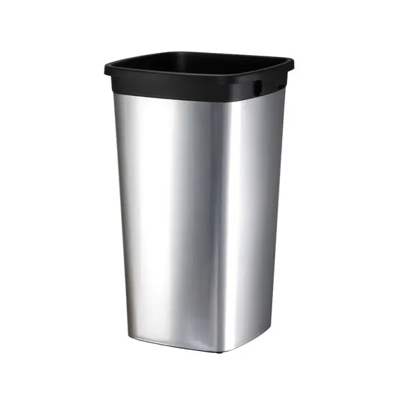 Contentor 60L Plástico Quadrado Iris Cor Metálico sem Tampa
