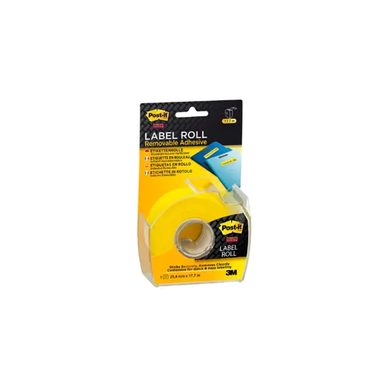 Rolo de Etiquetas Post-it Super Sticky Amarelo - Marca 90 | Loja BluePixel