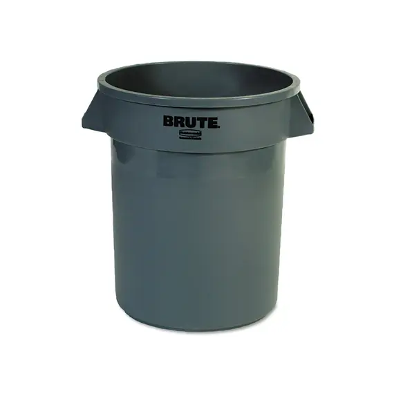 Contentor 76L Plástico Redondo Brute s/Tampa Cinza