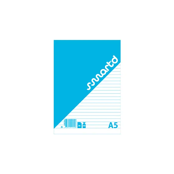 Bloco Notas A5 Pautado SmartD 80Fls