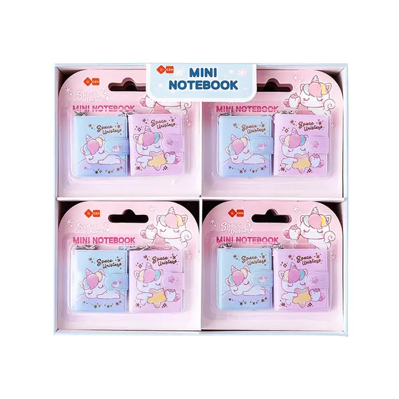 Bloco Notas Mini 35x39mm Sweet Unicorn 2un