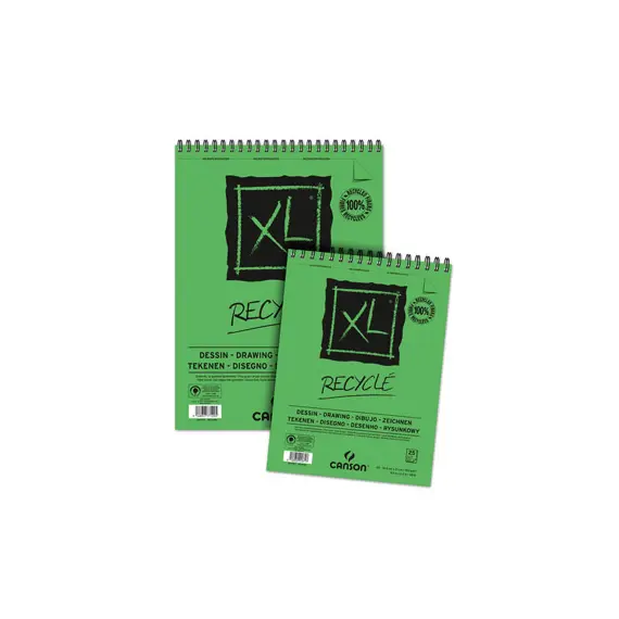 Bloco Espiralado Canson XL Recycle A4 160g 50Fls