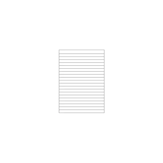 Caderno Papel Almaço A4 Pautado Branco s/Margem 5Fls