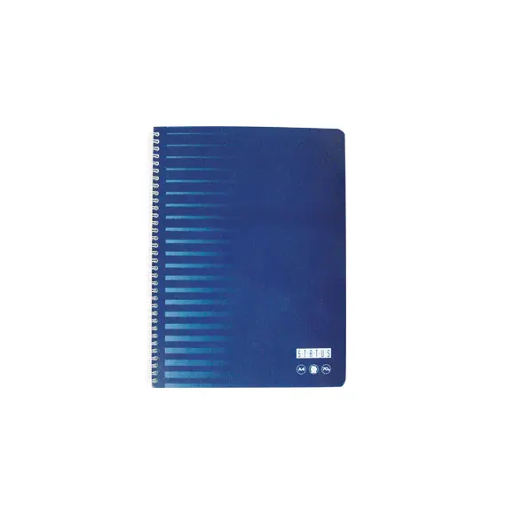 Caderno Espiral A4 Liso Azul European 80Fls 1un