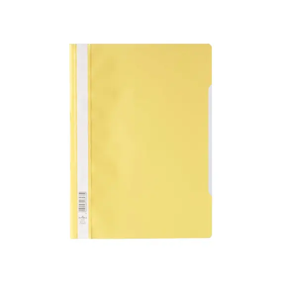 Classificador Capa Transparente Amarelo Durable 257304 1un