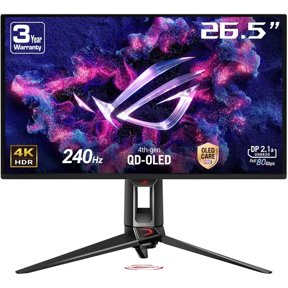 ASUS PG27UCDM 27INCH 4K QD-OLED 240HZ 0.03MS(GTG) HDMI DP BLACK
