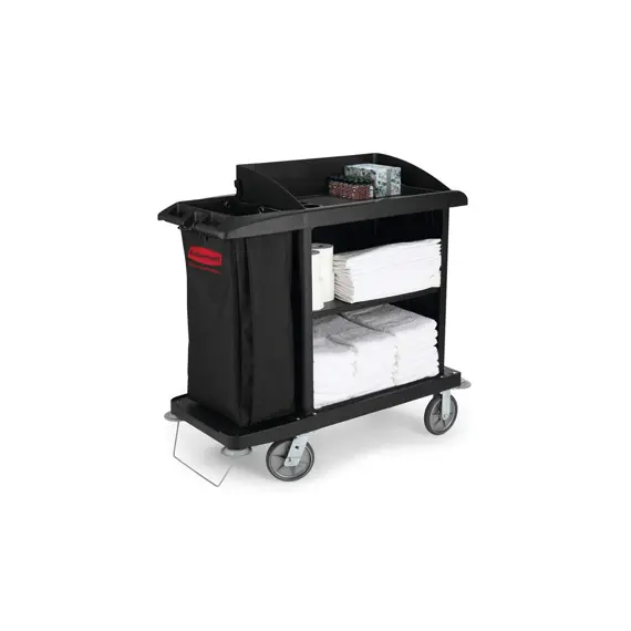 Carro Servico Hotel 124,5x56x127cm  Preto