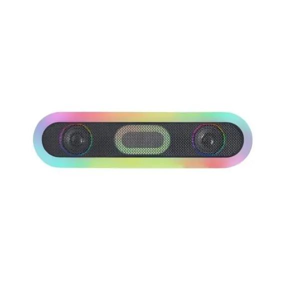 MARS GAMING MSB-ORB 360 RGB WIRELESS 20W SPEAKER & SOUNDBAR TRIPLE DRIVER SYSTEM BLUETOOTH 5.3 AUX-IN FM AND TF BLACK