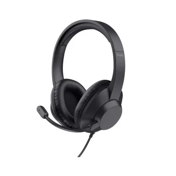 TRUST Ayda Max USB Stereo 40mm Headset with ENC Microphone USB Black