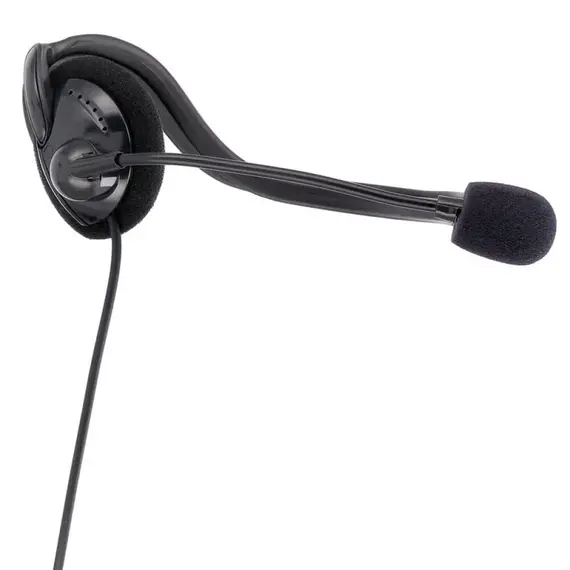 HAMA NHS-P100 PC OFFICE HEADSET WITH NECKBAND, STEREO, BLACK