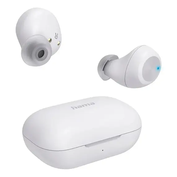 HAMA SPIRIT CHOP BLUETOOTH TRUE WIRELESS EARPHONES, WHITE - 184126
