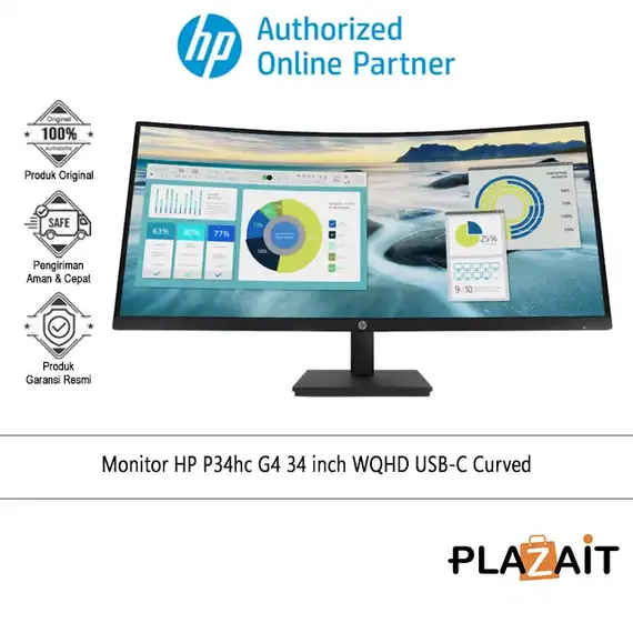 HP P34HC G4 USB-C WQHD 34INCH(P)