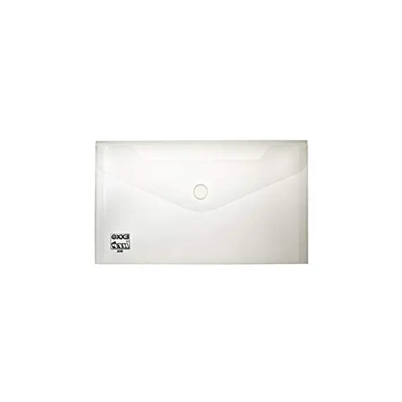 Bolsa 225x125mm DL Envelope Fecho Velcro Transparente 10un
