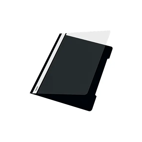 Classificador Capa Transparente Preto Leitz 4191 25un
