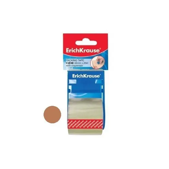 Fita Adesiva 48mmx25m Castanho PP Pack c/Dispensador