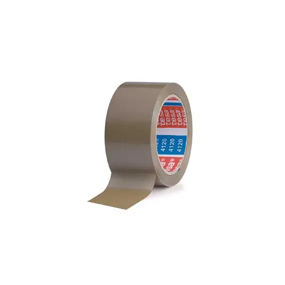 Fita Adesiva 38mmx66m Castanha PVC Tesa 4120 1un