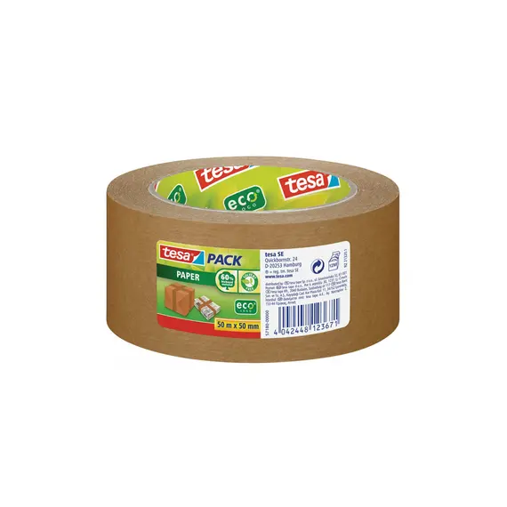 Fita Adesiva 50mmx50m Castanha Papel Tesa 1un