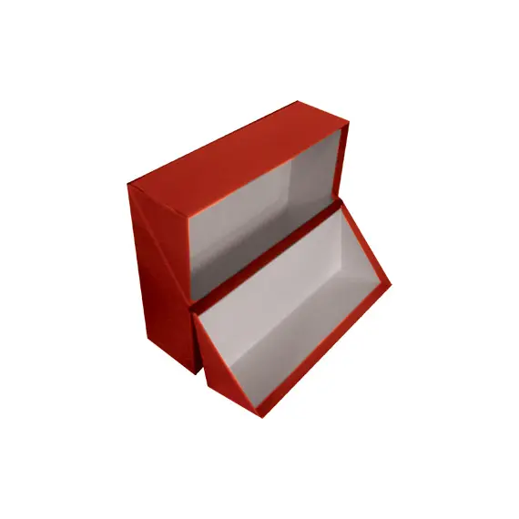 Caixa Arquivo Francês 365x280x100mm Almaço Vermelho
