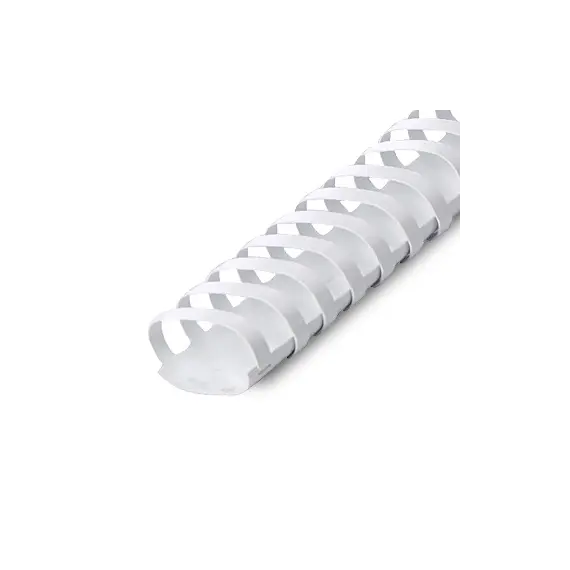 Argolas PVC Encadernar 32mm Ovais Branco 310 Folhas 50un