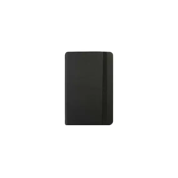 Bloco Notas Quadriculado 10,5x14,8cm Semi Pele Preto 120Fls