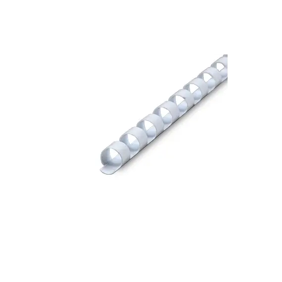 Argolas PVC Encadernar 10mm Branco 60 Folhas 35032 100un