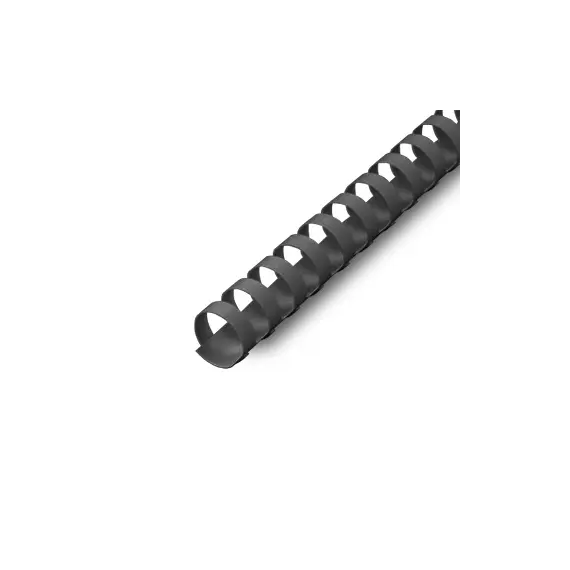 Argolas PVC Encadernar 12mm Preto 90 Folhas 35043 100un