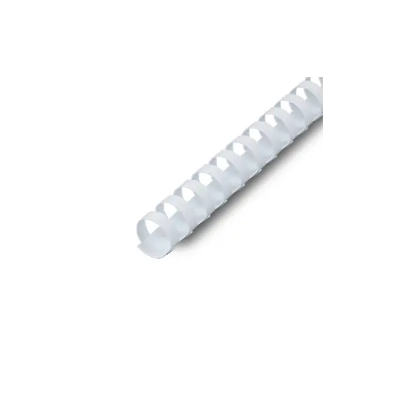 Argolas PVC Encadernar 16mm Branco 130 Folhas 10971 100un